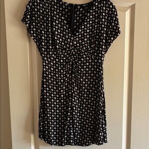 Black and White Floral Women's dress mini